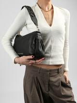 Schoudertas Dea Re Valentino Zwart dea re VBS9UM08-vue-porte